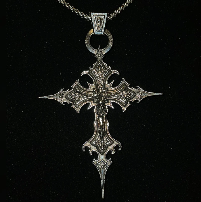 Spire Cross Necklace